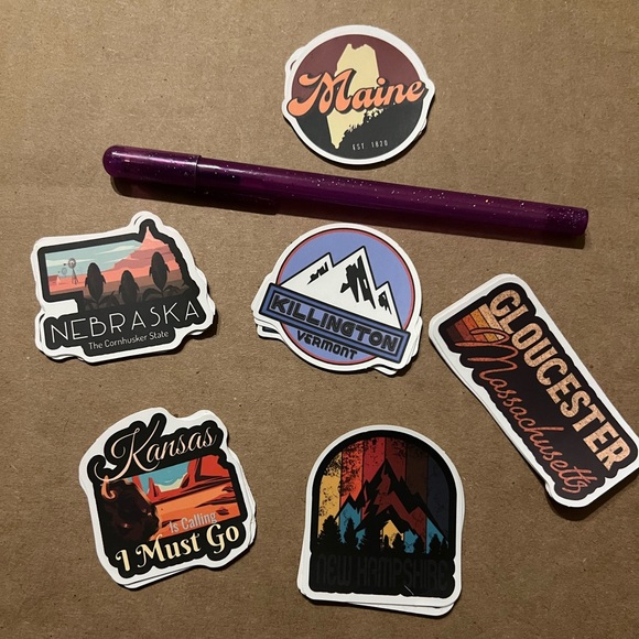 Killington Vermont Matte Finish PVC Removable Waterproof Decor Accent Sticker - Picture 7 of 9